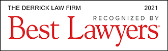 Logo Recognizing Derrick Law Firm Injury Lawyers's affiliation with Best Lawyers