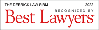 Logo Recognizing Derrick Law Firm Injury Lawyers's affiliation with Best Lawyers